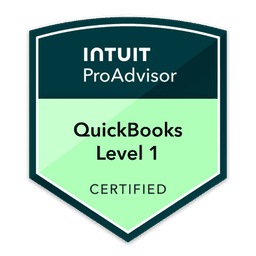 QuickBooks Online ProAdvisor — Level 1 Certified